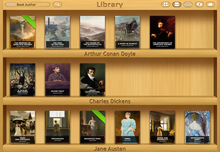 Your library, in the app and in the cloud
